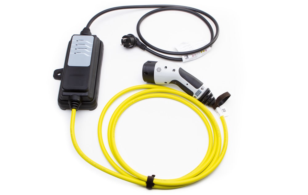 Nødlader
Standard ladekabel 2,7 kW