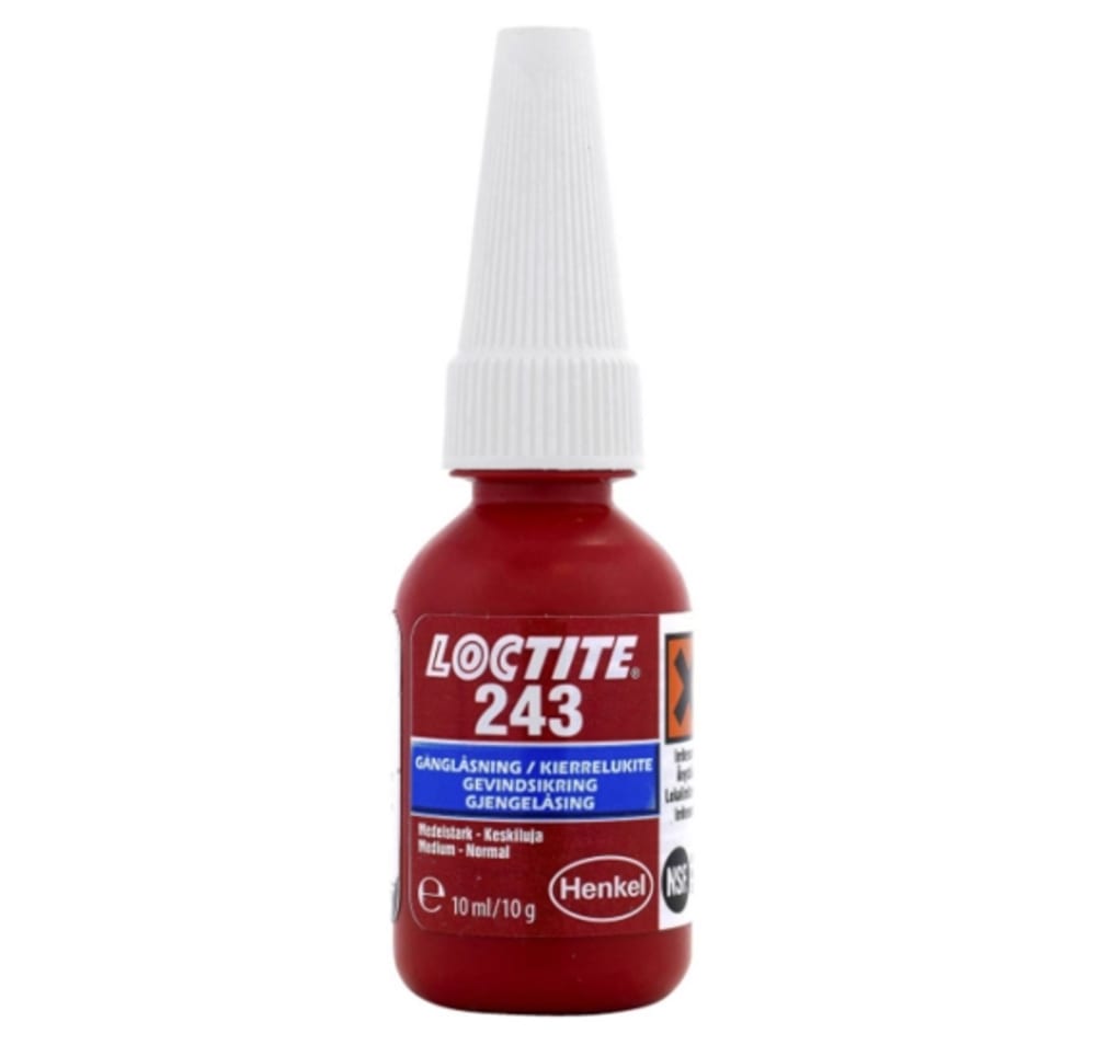 Loctite 243 
Medium skruelåsing