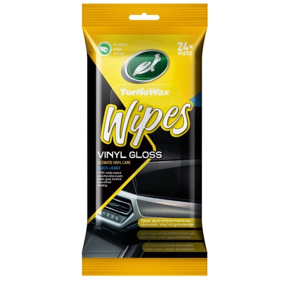 Vinyl Gloss Wipes
Flatpack