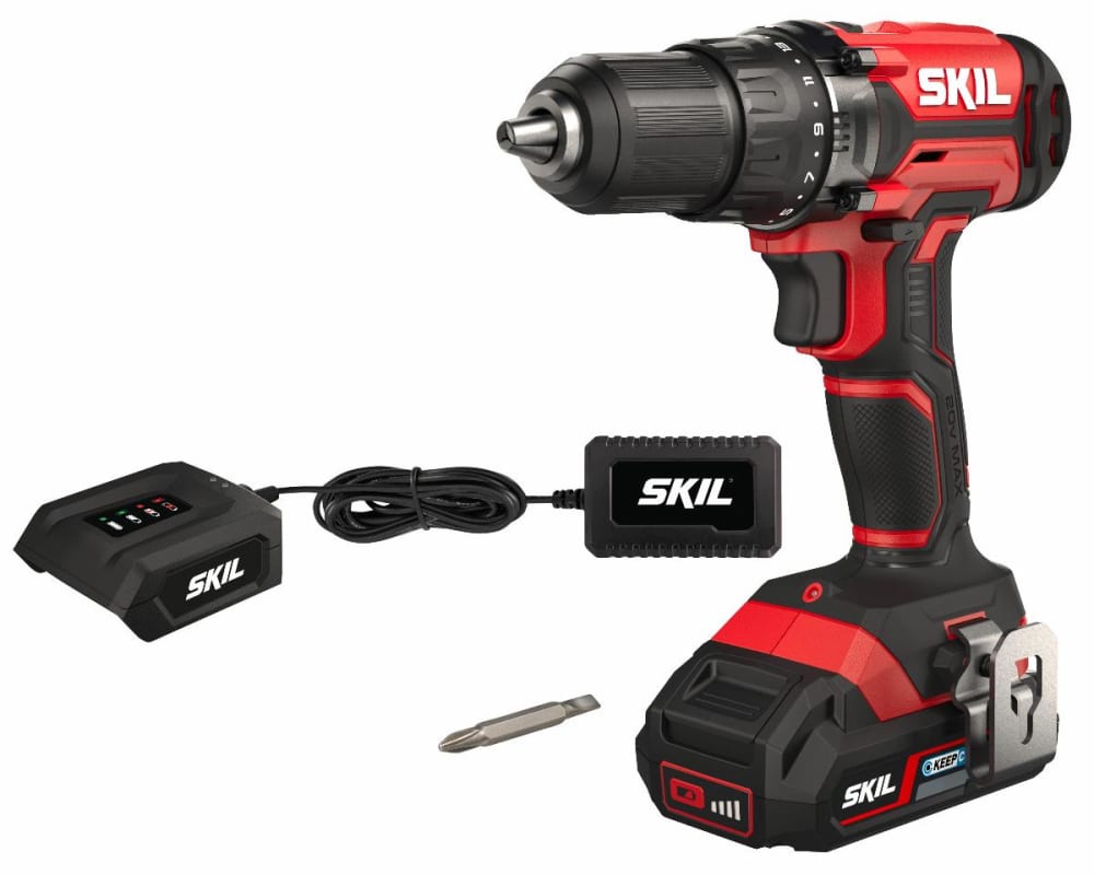 Batteridrill
20V med batteri og lader