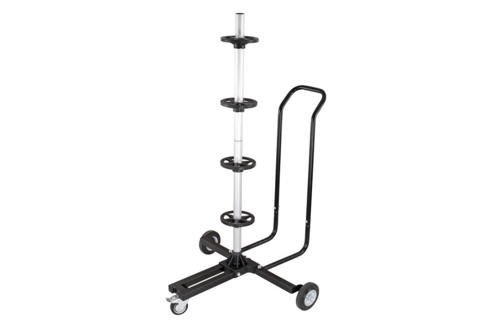 Dekkstativ 
flyttbar med hjul