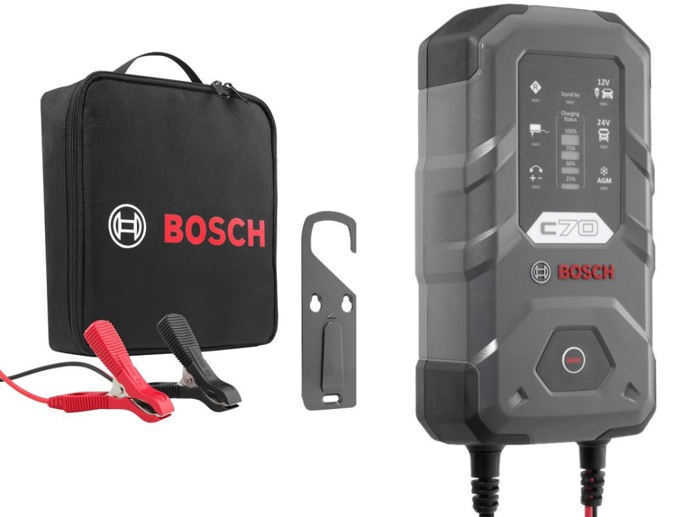 Batterilader C70
10 Amper-12/24 Volt