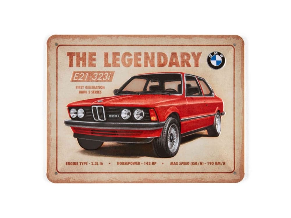 BMW Metall Skilt
E21