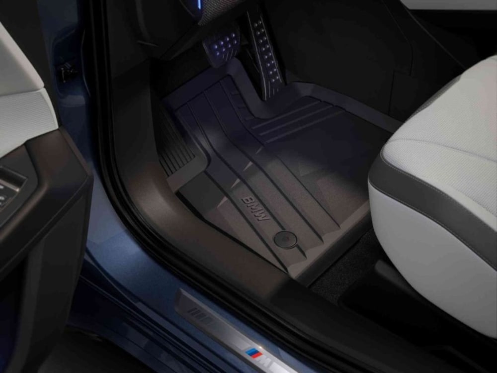 Gummimatte sett foran