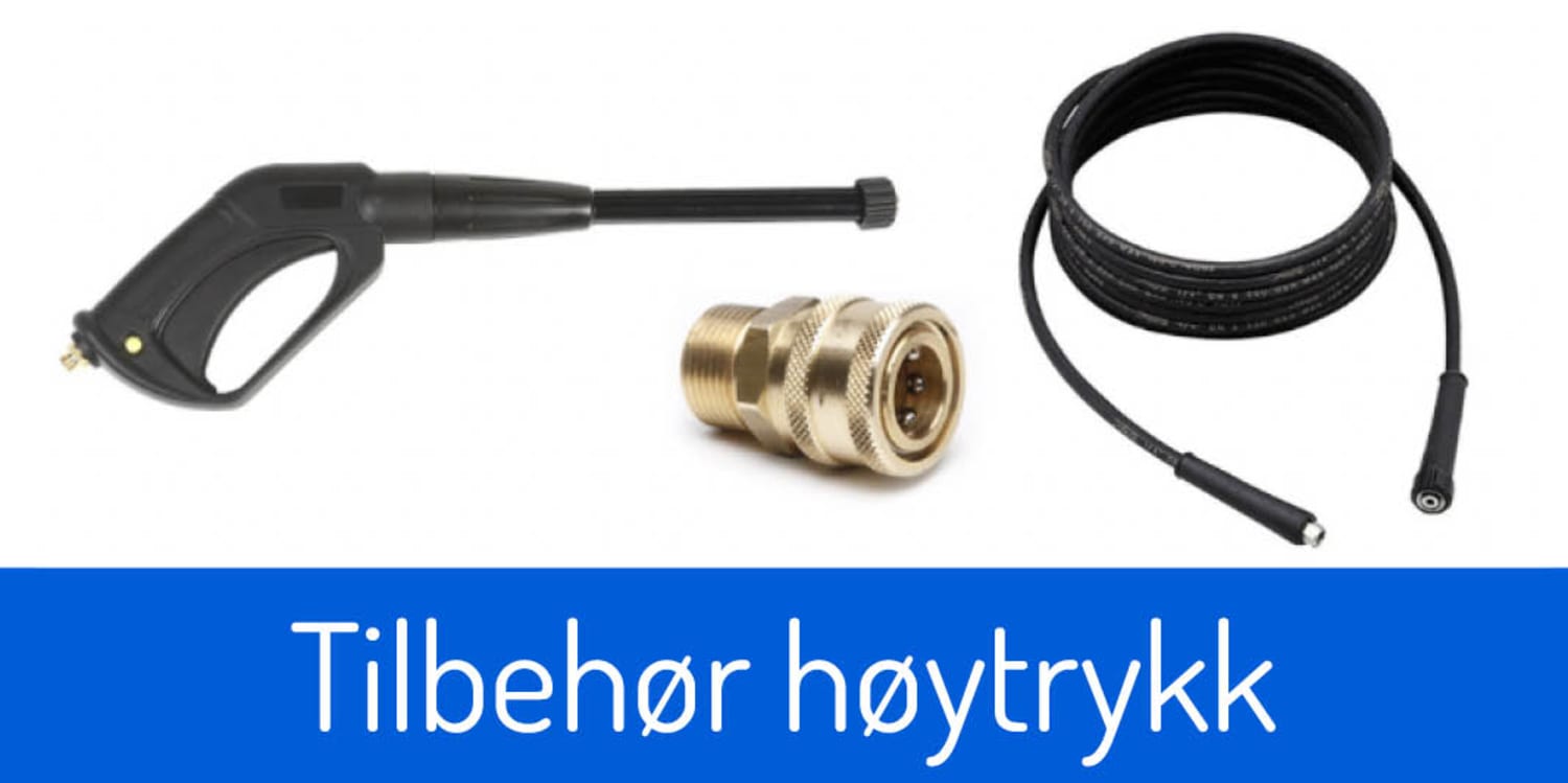 Tilbehør høytrykkspyler