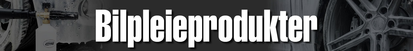 Bilpleieprodukter banner