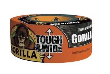 Gorilla tape<br />Tough & Wide<br />Svart