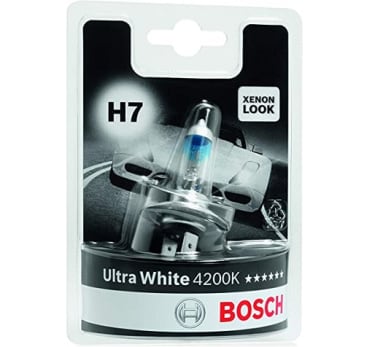 Ultra White 4200K lyspære<br>stykkvis - H7