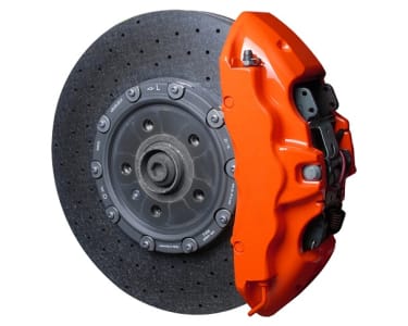 Caliper lakk sett oransje<br />Flame Orange