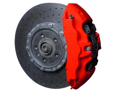 Caliper lakk sett rød<br />Racing Rosso Matt