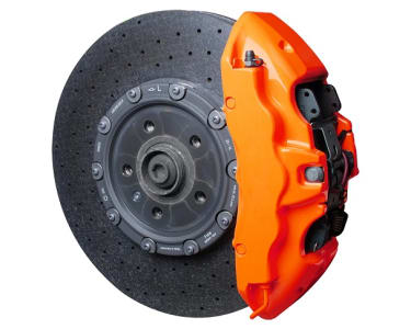 Caliper lakk sett oransje<br />NEON Orange
