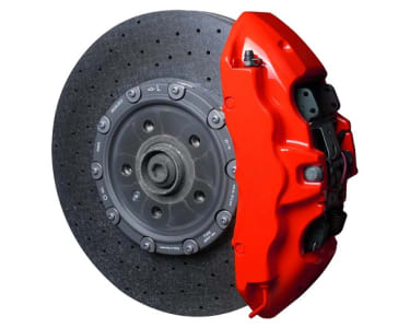 Caliper lakk sett rød<br />Performance Red Glossy