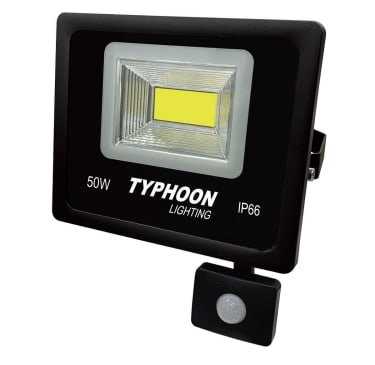 Arbeidslampe med sensor<br />Typhoon 50W 230V