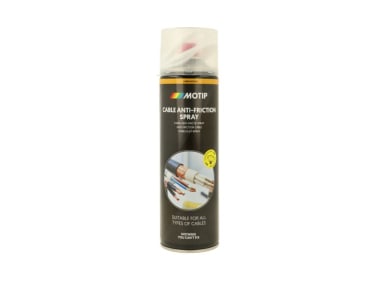 Antifriksjonspray<br />Smøremiddel for kabeltrekk