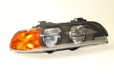Frontlykt m/orange blink høyre 