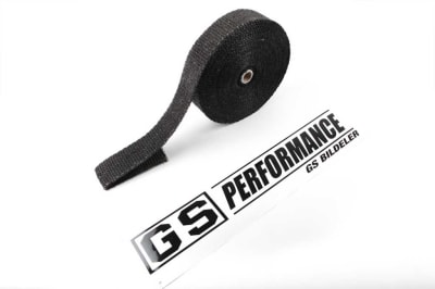 GS-performance varme bandasje 800`C 25mm 15meter svart