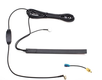 DAB-antenne -  Fakra (via. adapter) til Kufatec