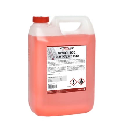 Frostvæske rød
Konsentrat