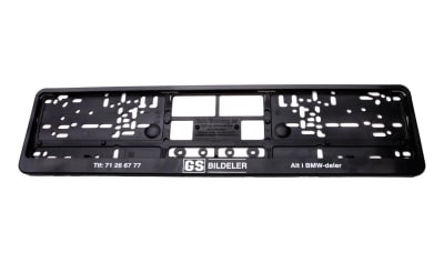 Skiltplate/holder
BMW