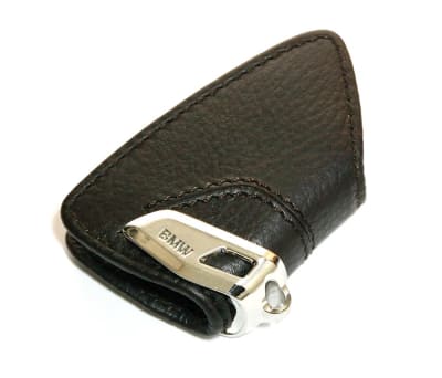 Nøkkeletui m/rustfri stålklemme  