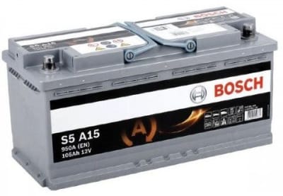 Startbatteri AGM S5 105AH - 393x175x190 mm 