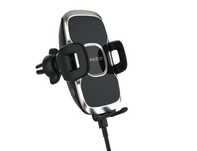 Mobilholder til ventil<br />trådløs lading med auto lås