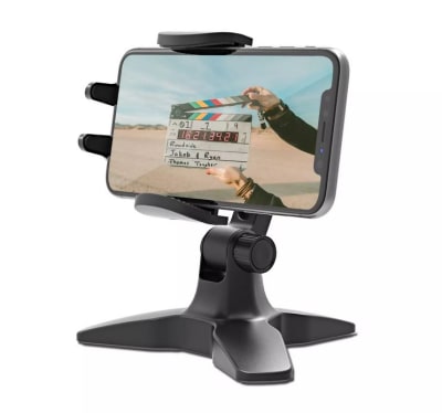 Tablet/mobilholder <br />med stor fot