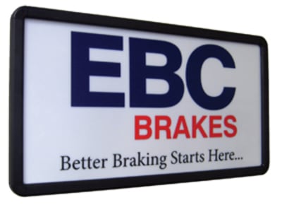 EBC Brakes lysskilt