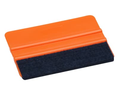 Plastic felt squeegee