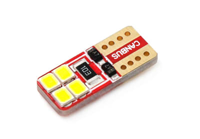 LED pære 12v - 8W<br />T10 - stykkvis