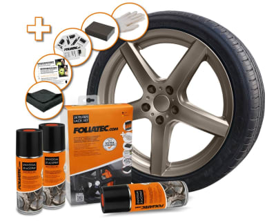 Foliatec 2K Felglakk sett - Bronze Metallic Glossy