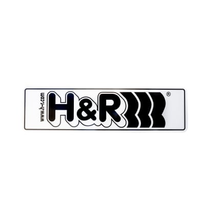 H&R Skiltklistremerke