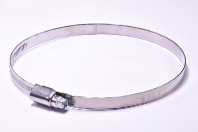 Slangeklemme, B8<br />i rustfritt stål <br />med galvanisert skrue