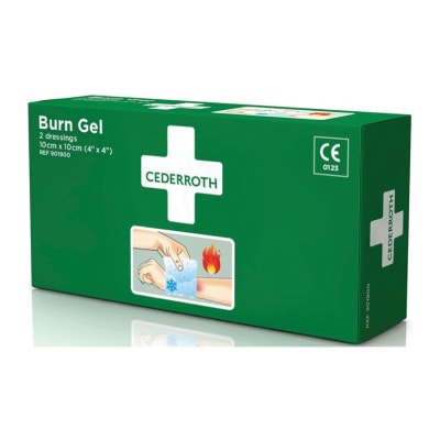 Cederroth bandasje branngel  10x10 cm
