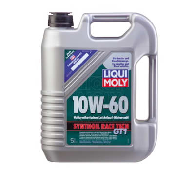 Liqui Moly motorolje 5L<br />Synthoil Race Tech GT1 10W-60