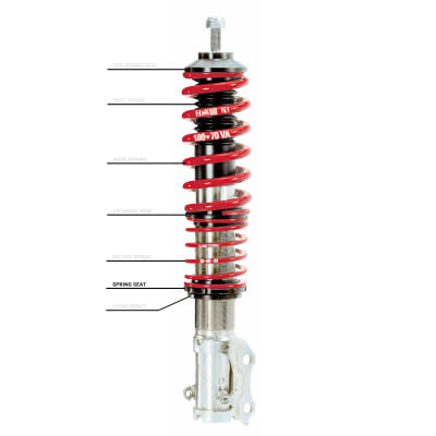 H&R Monotube spring seat front