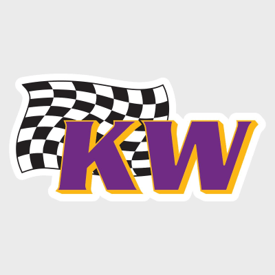 KW Sticker White Outline