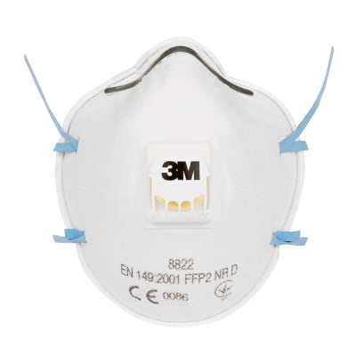 3M Filtrerande halvmask, FFP2, med ventil 10 stk.