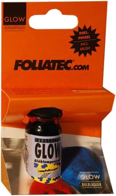 Foliatec Glow Lamp/Bulb Lacquer - Blue