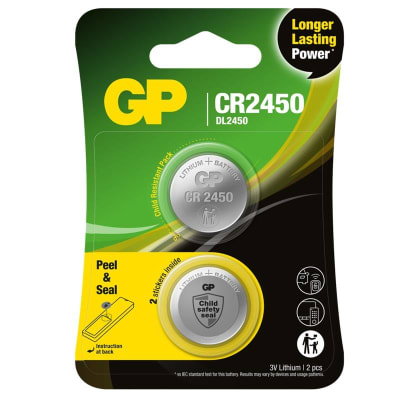 CR2450<br />2 stk<br />