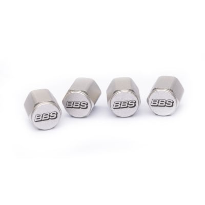 BBS Aluminium Valve Cap chrome with lasered Logo