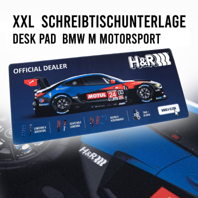 H&R Skrivebordsunderlag / Musematte – 90 × 40 cm