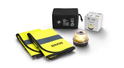 Nødsett med blinkende lys. 