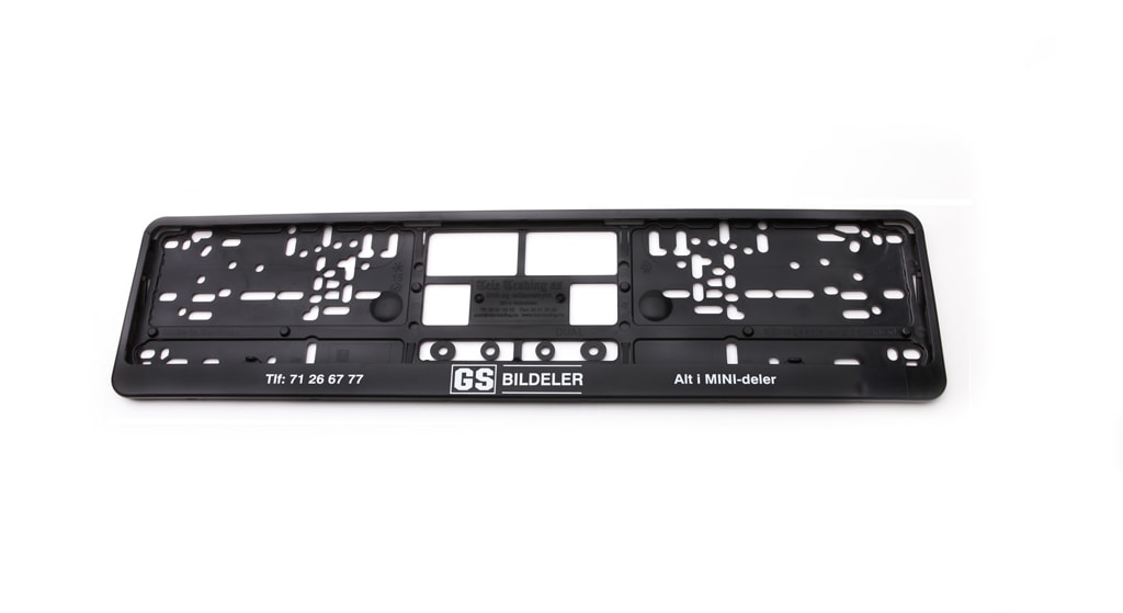 Skiltplate/holder<br />MINI
