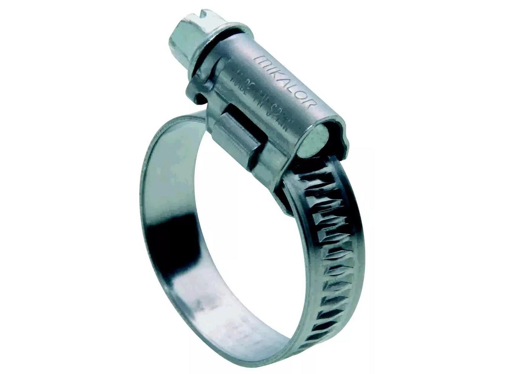 Slangeklemme og skrue<br />i galvanisert stål, B12