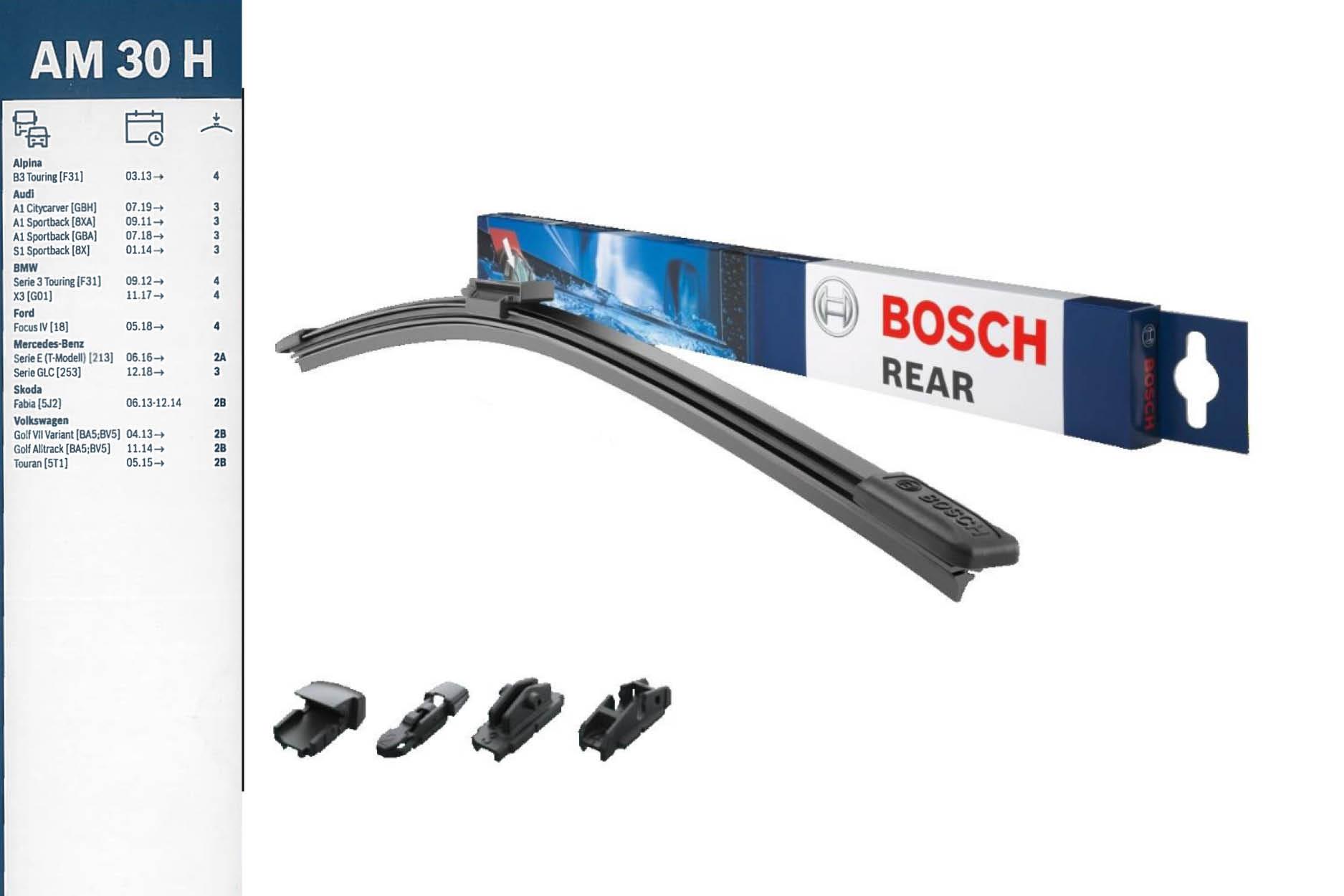 Viskerblad bakrute<br />Multiadapter