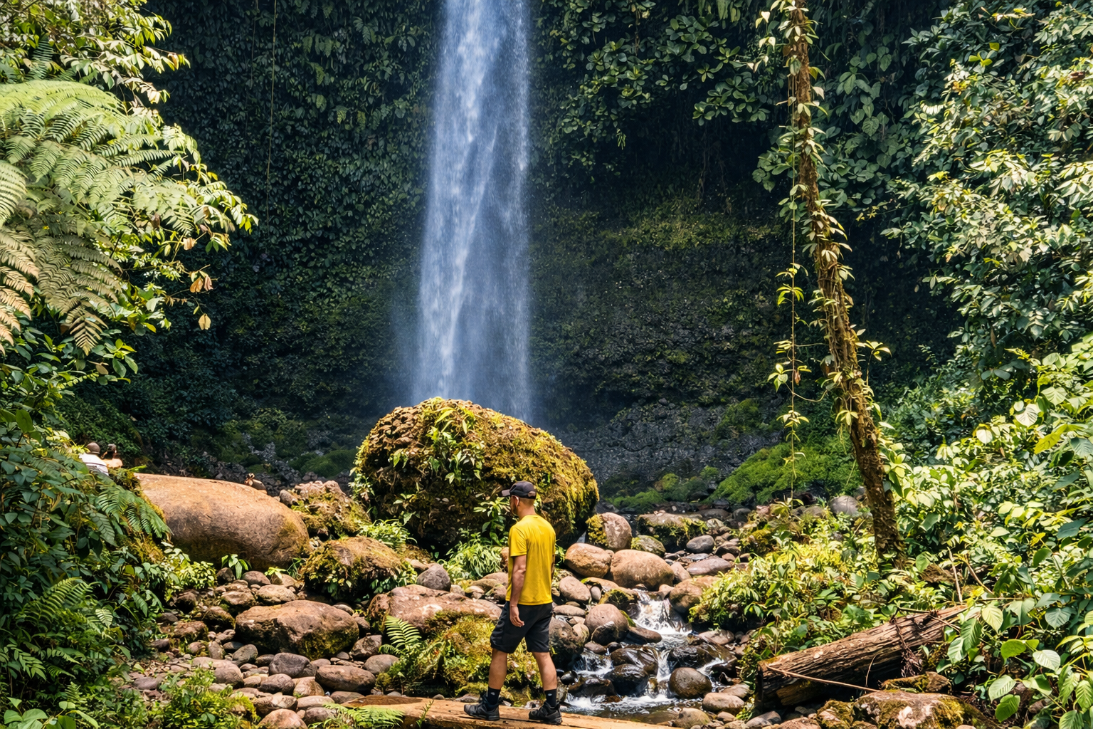 Jungle waterfall