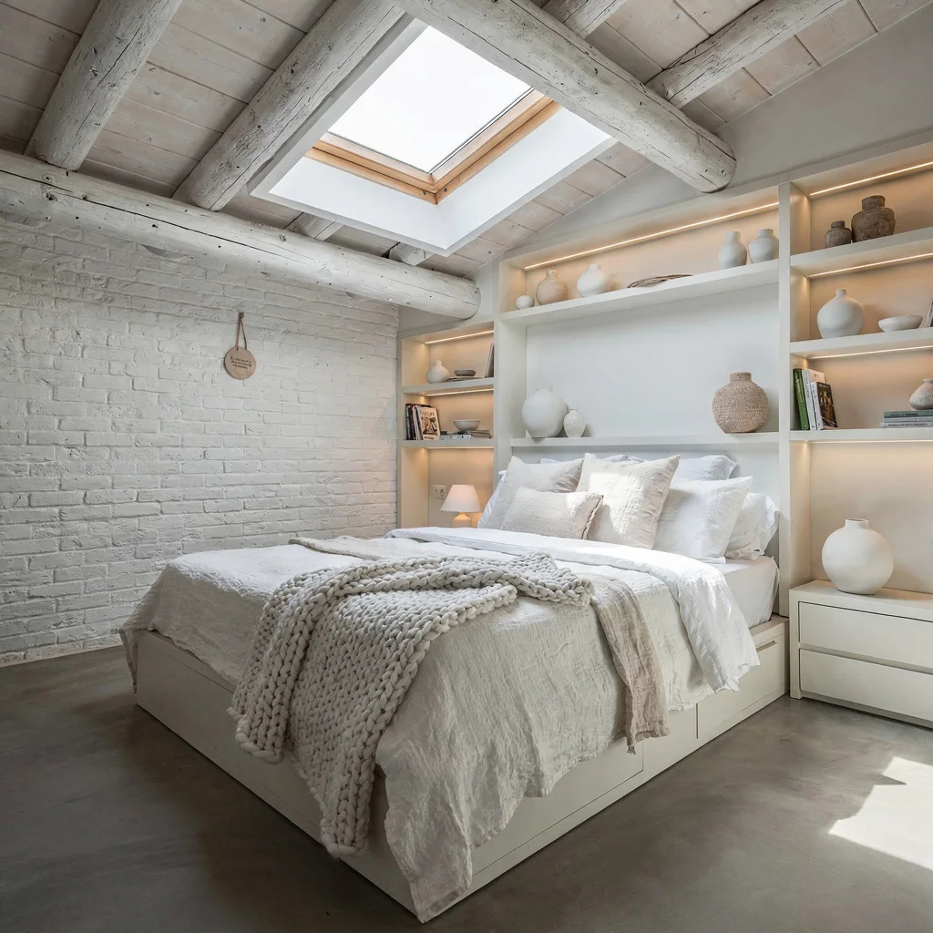 Curate a Cozy White Loft