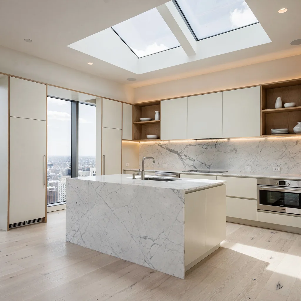 Design a Sky-High Penthouse Kitchen