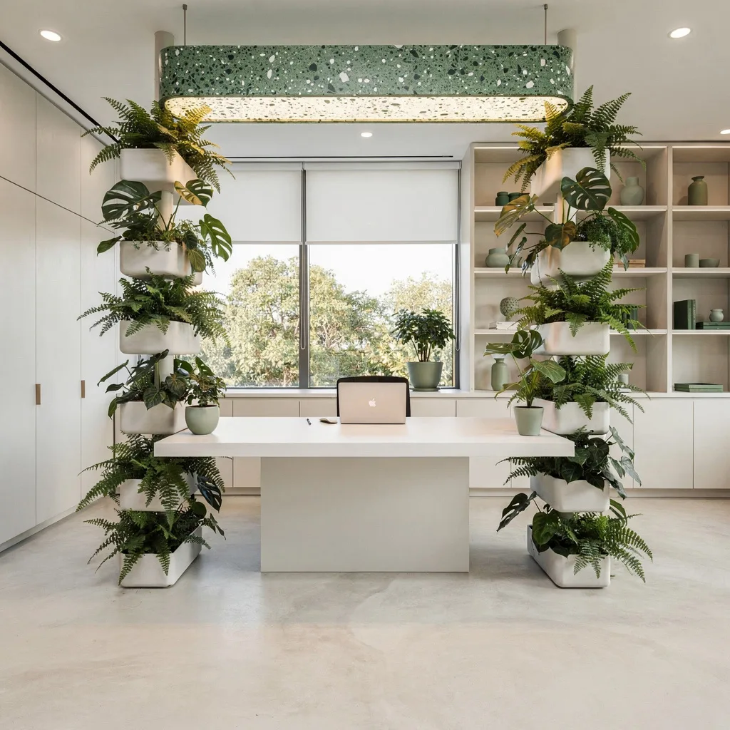 Float Your Desk Between Plants